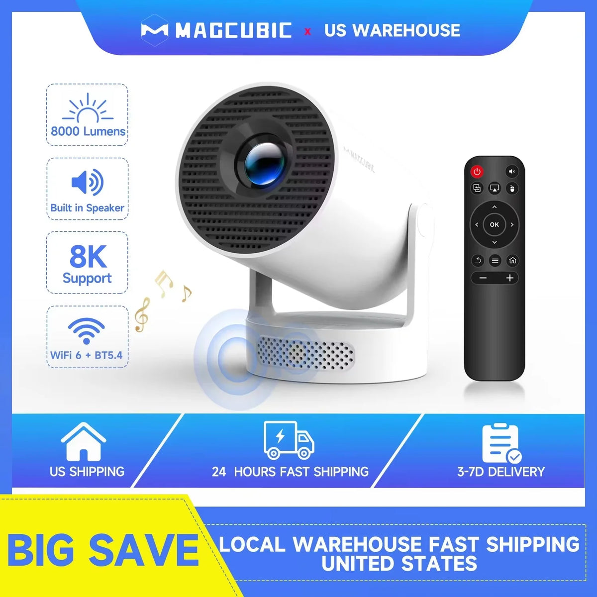 BookZora Projector - 🇺🇸 ONLY