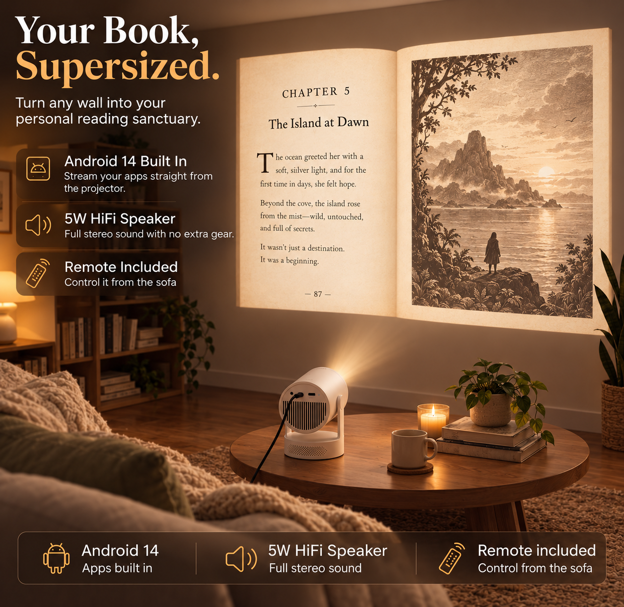 BookZora Projector - 🇺🇸